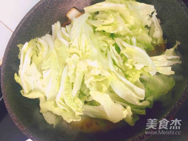 肉烧豆腐白菜锅