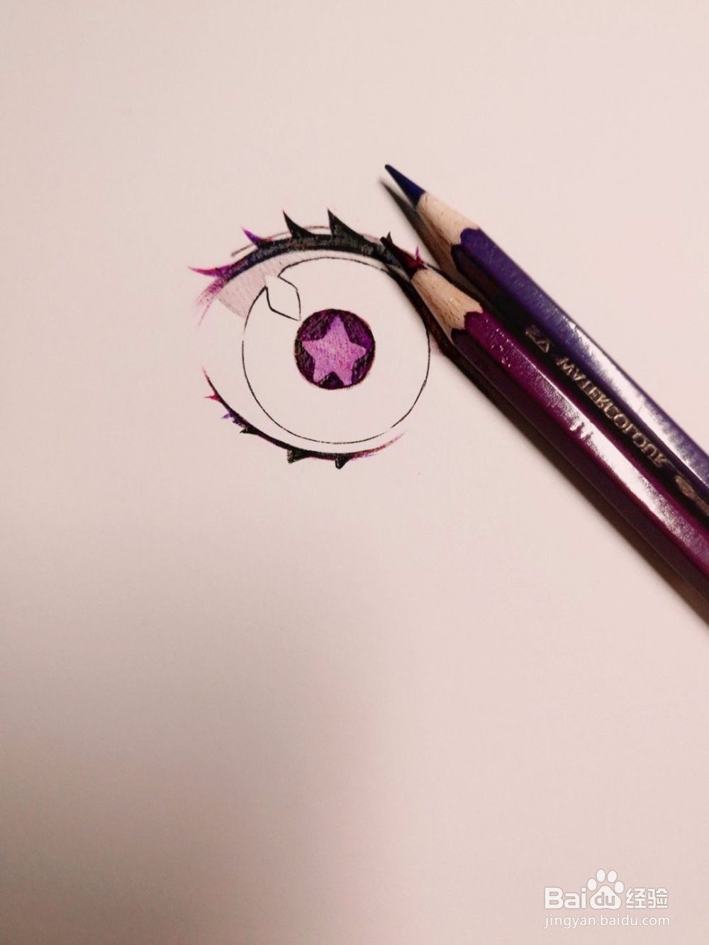 动漫人物混色眼睛教程