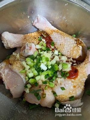 不用油的炸鸡腿的做法