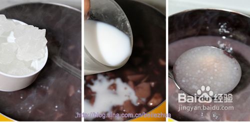 冬季里暖身又滋润皮肤的好甜汤——香芋紫米露