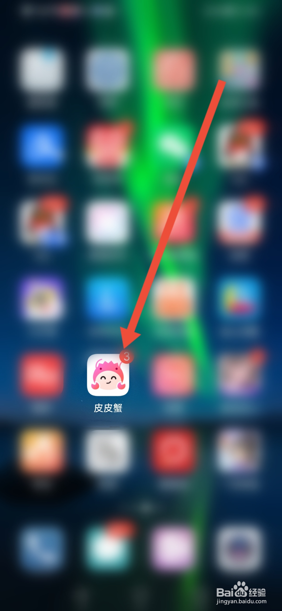 皮皮蟹怎么查看登录数据记录