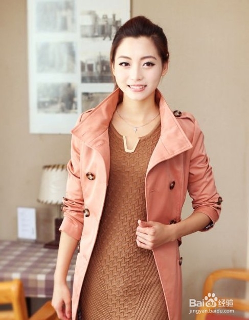 大气甜美风衣 温暖秋冬