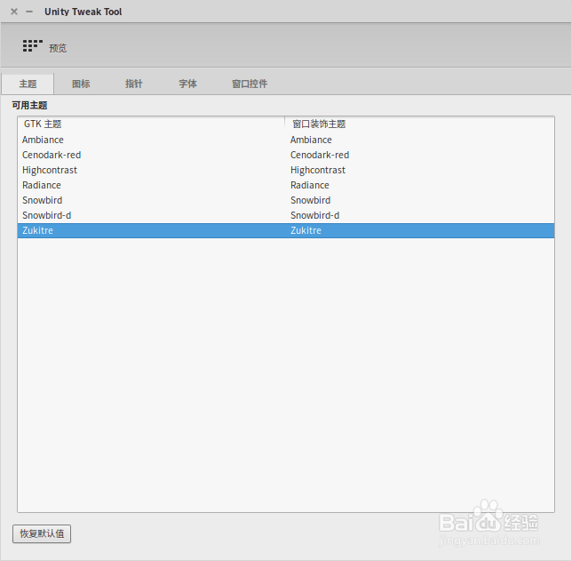 ubuntu14.04安装主题方法
