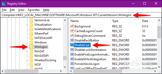 如何为Windows 10启用或禁用安全登录