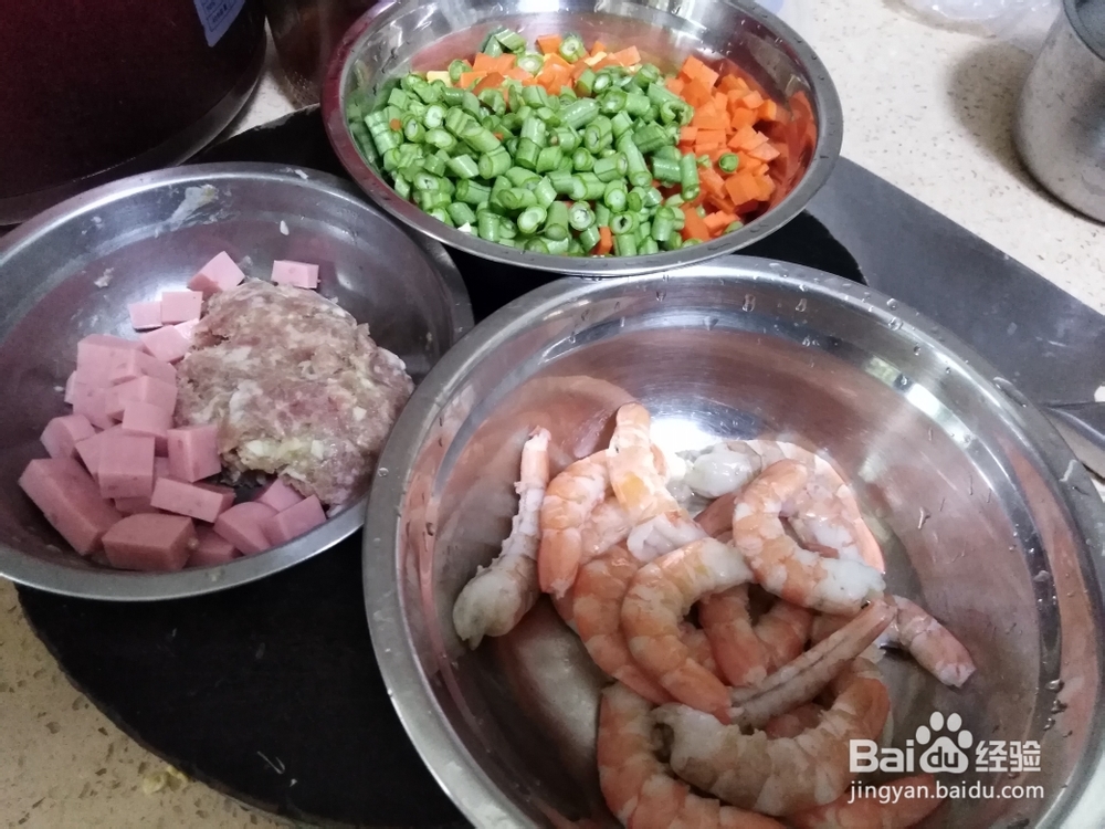 超级过瘾的海虾芝士饭