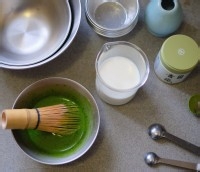 蒸出来的抹茶布丁