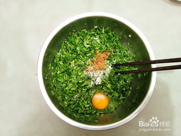 如何制作杂粮茼蒿丸子
