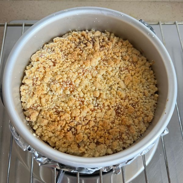 小酥粒奶油奶酪苹果蛋糕