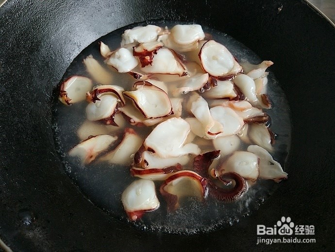 爽口鲜嫩酱爆章鱼足