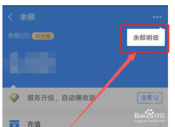 支付宝余额明细如何查看