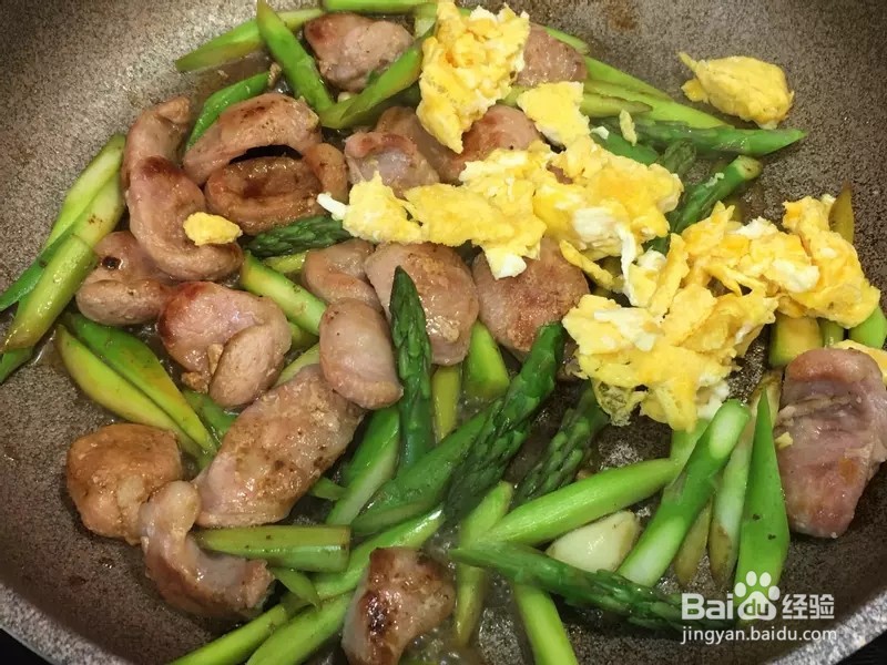 如何做芦笋炒香肠