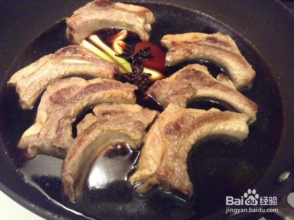 新手易做的红烧肋排鸡蛋素鸡