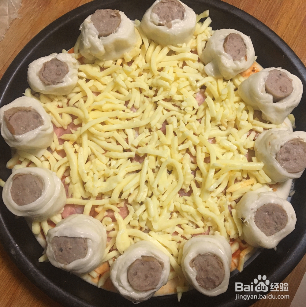 忍不住流口水的芝士火腿