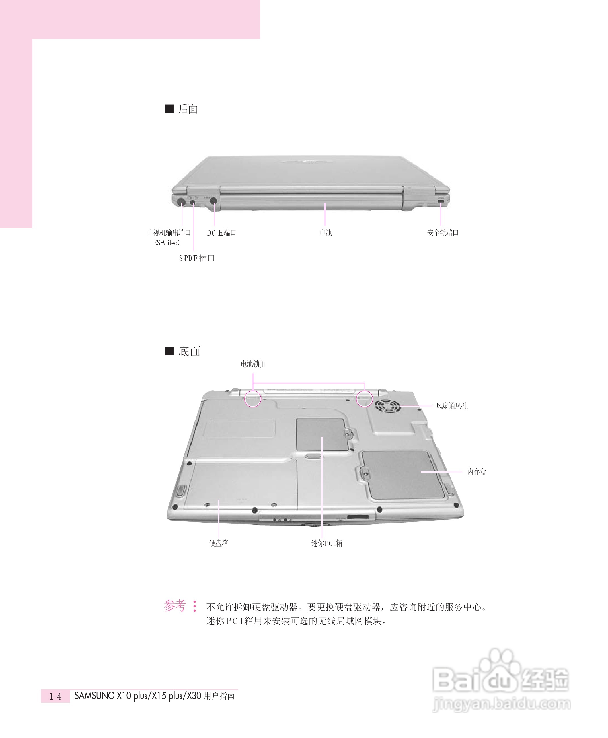 三星X30笔记本电脑使用说明书:[1]
