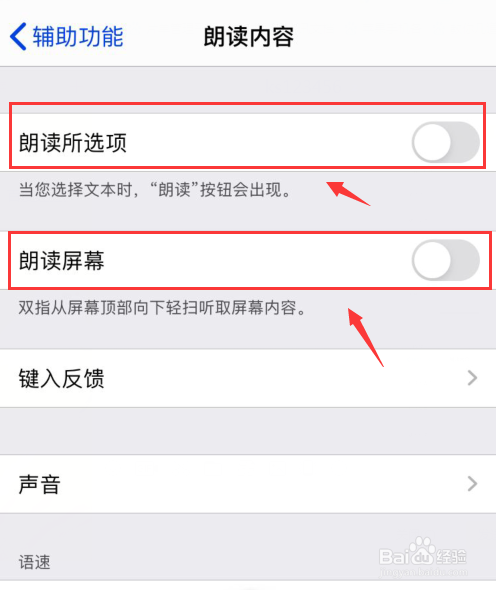 iphone如何开启朗读屏幕