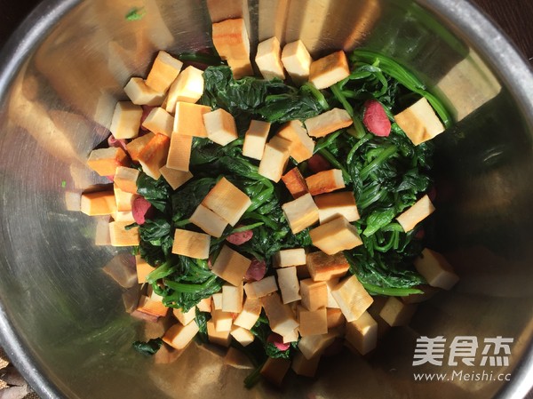 凉拌菠菜的做法