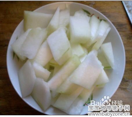 宝宝食谱：冬瓜海米汤