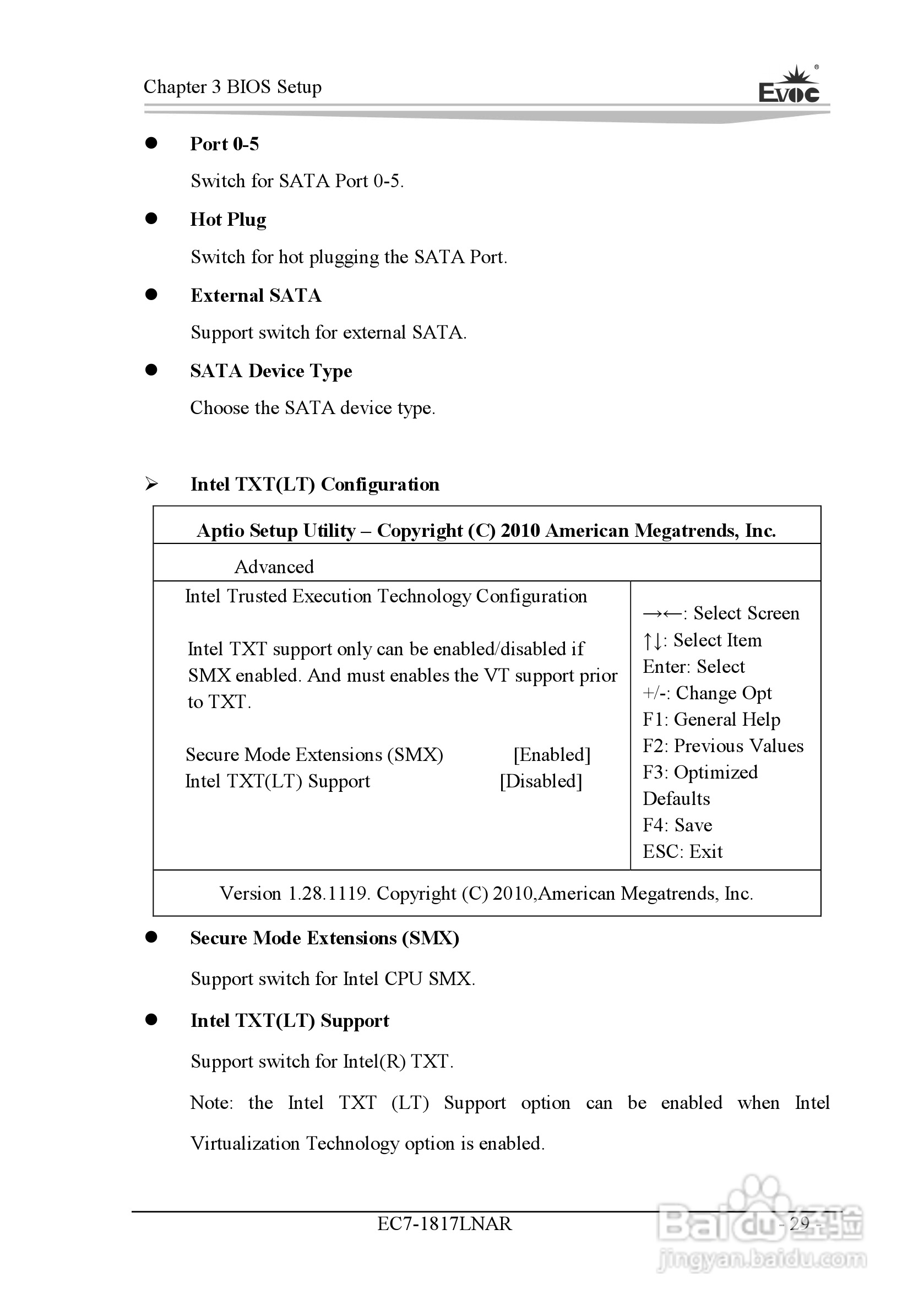 研祥Mini-ITX主板EC7-1817LNAR说明书:[9]