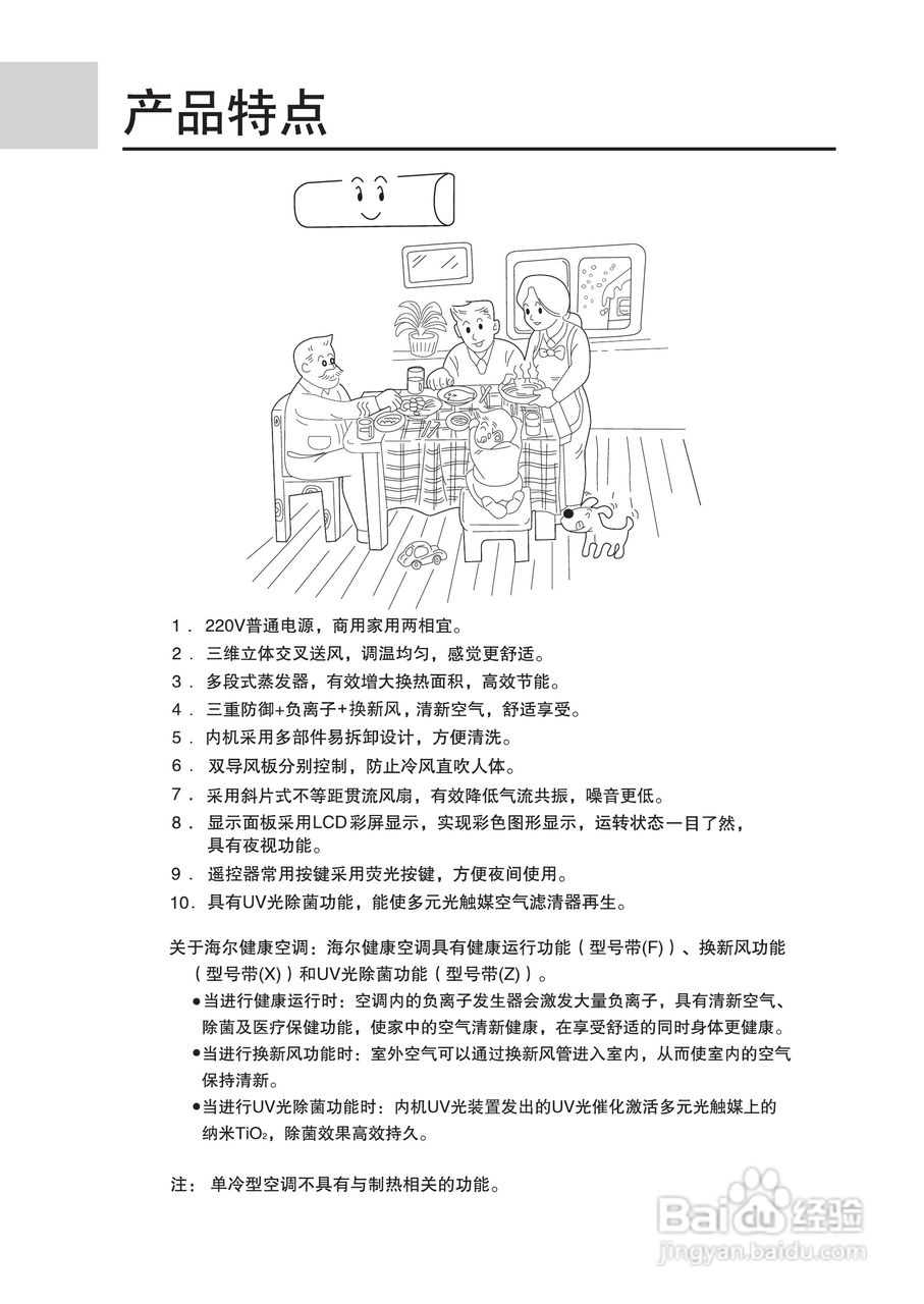 海尔KFR-35GW/G(ZXF) 空调使用说明书:[1]