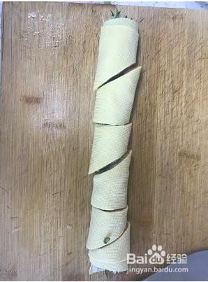 彩色豆皮蔬菜卷