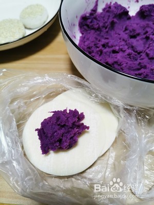 巨好吃紫薯饼的做法