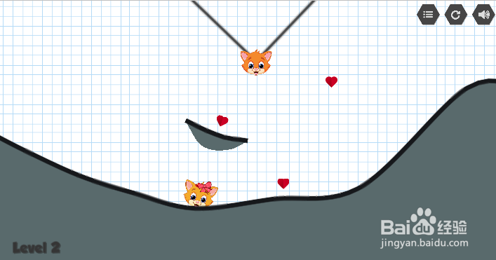 Kitty Love Story的Level 2怎样通关