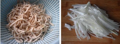 一吃上瘾--葱油炝拌豆腐皮