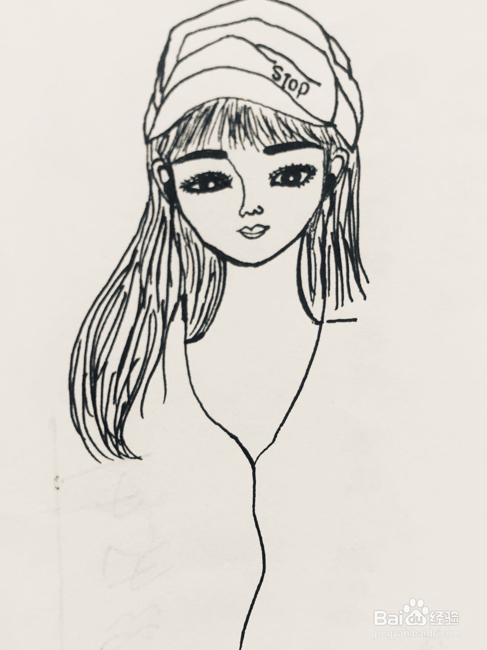 dxdll手绘之街拍小姐姐