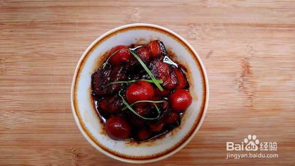 贴秋膘 鹌鹑蛋红烧肉