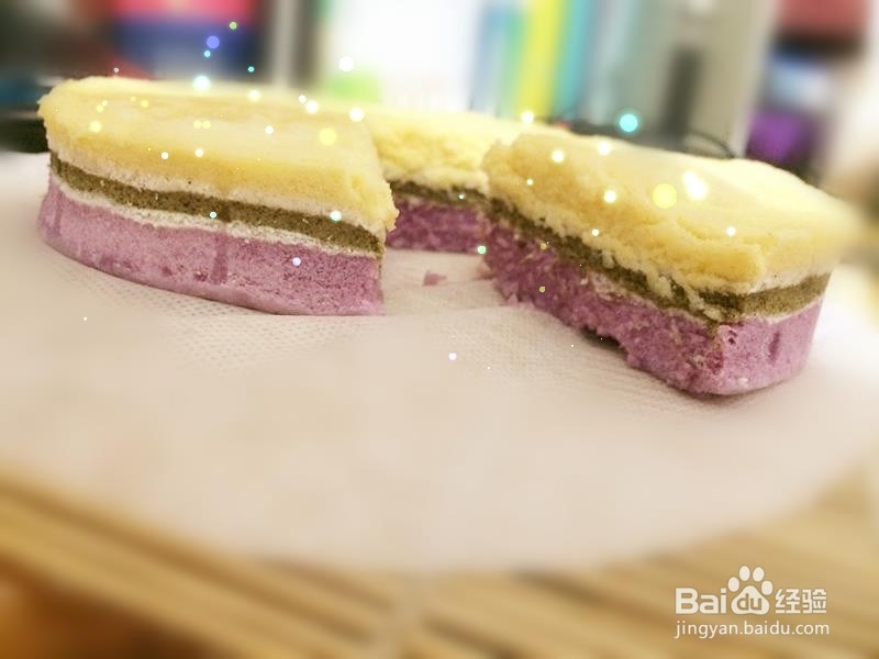 添彩——彩色松糕
