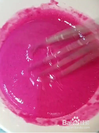 火龙果松饼怎么做