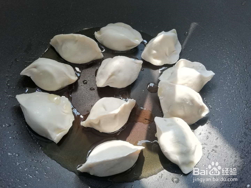 白菜煎饺-周末的早餐