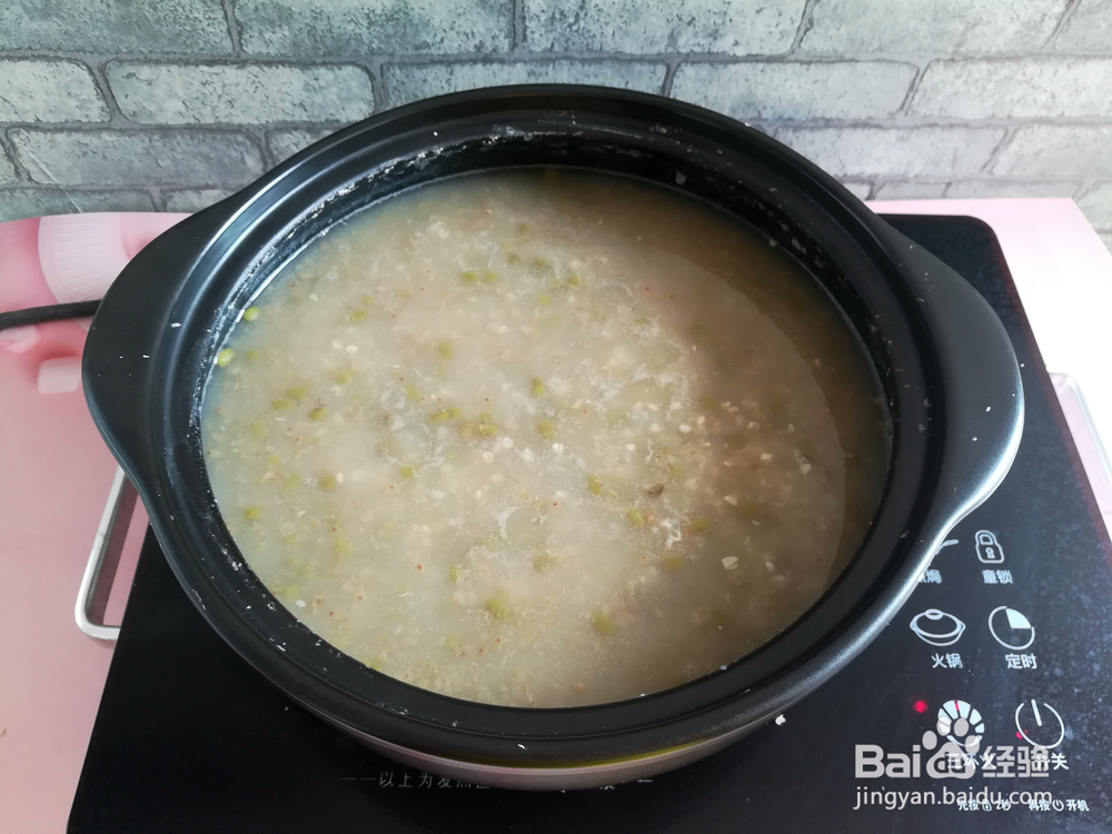 吃不胖的绿豆糙米粥