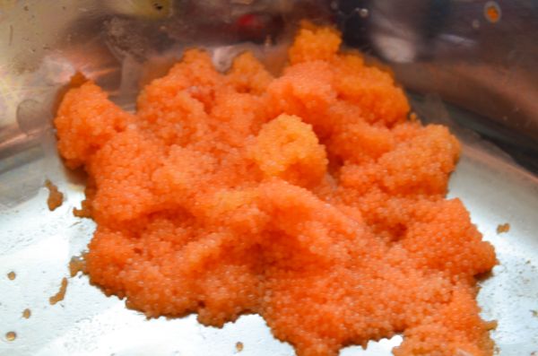 北极虾麦仁饭团