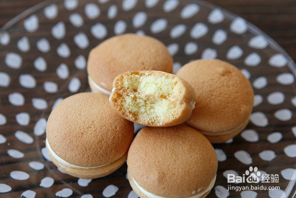 蛋黄夹心小饼的做法