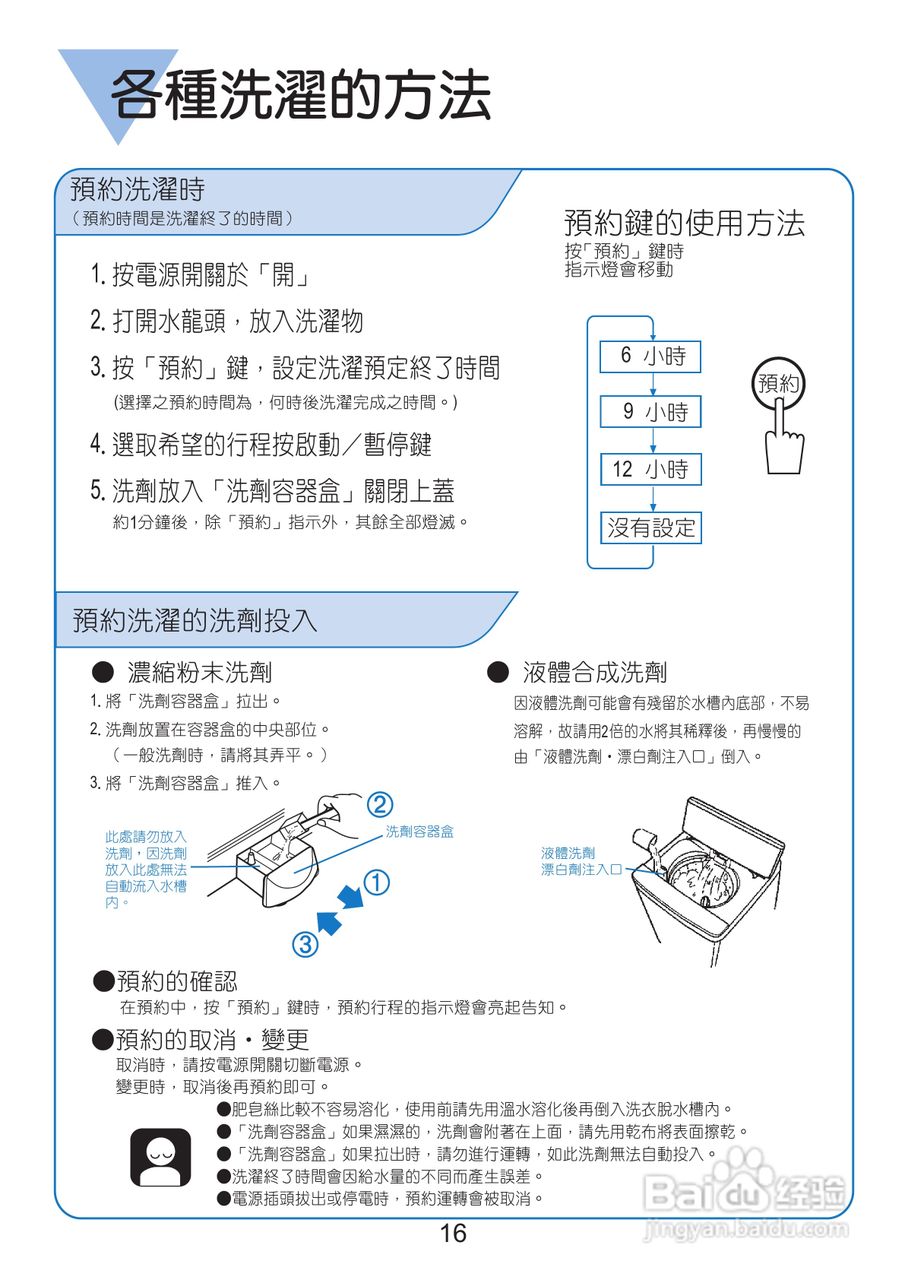三洋SW-928UF洗衣机使用说明书:[2]