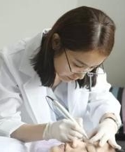 韩式半永久纹眉操作过程