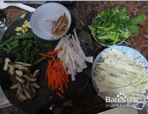 自家做的煲-什锦金针菇