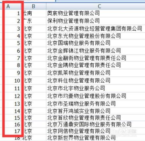 Excel怎么以某一列为准排序