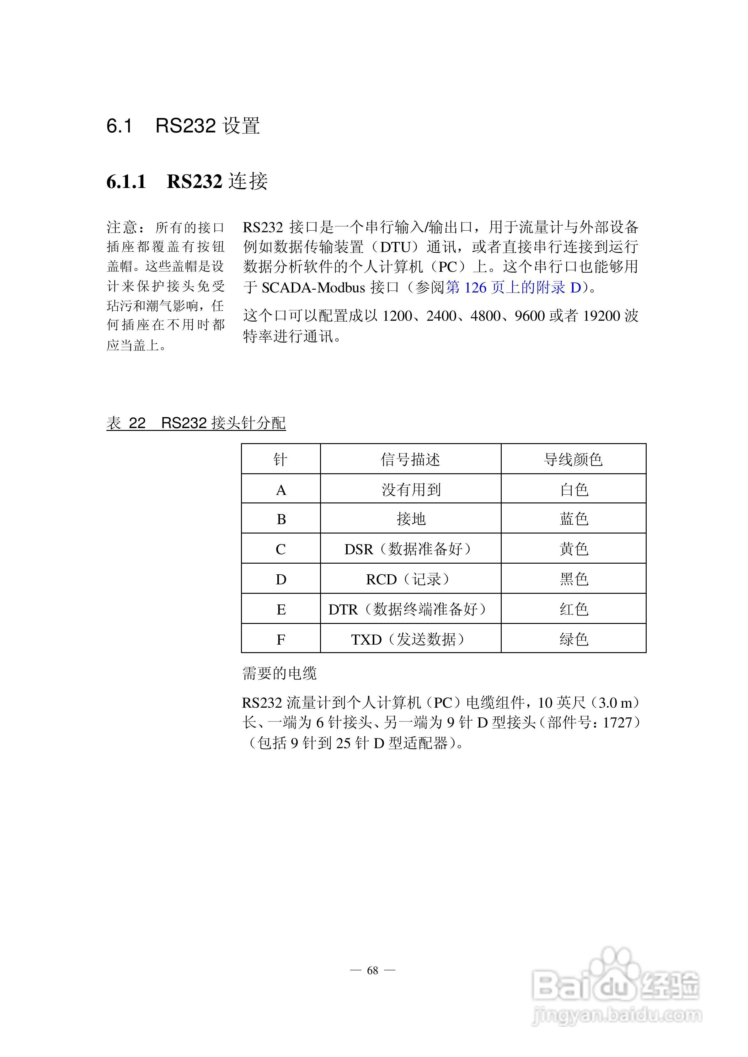 HACH 950 型流量计使用说明书:[8]