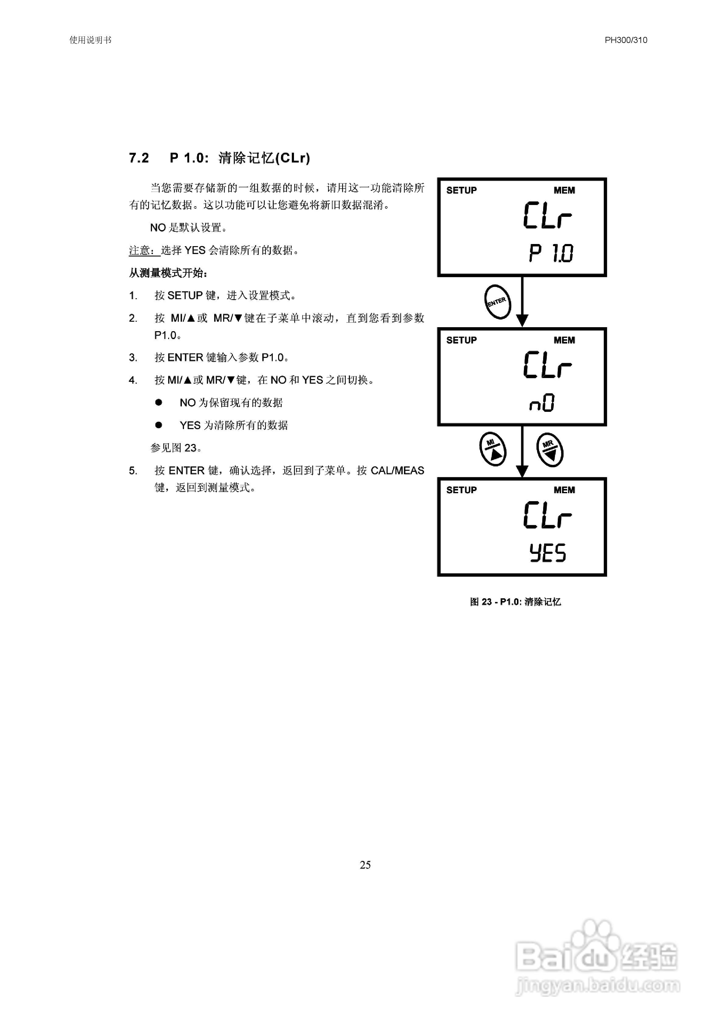 OAKION pH300/310防水便携式pH/mV/温度仪使用说明书:[3]