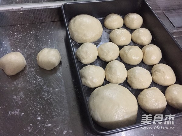 快手皇冠面包 一次发酵