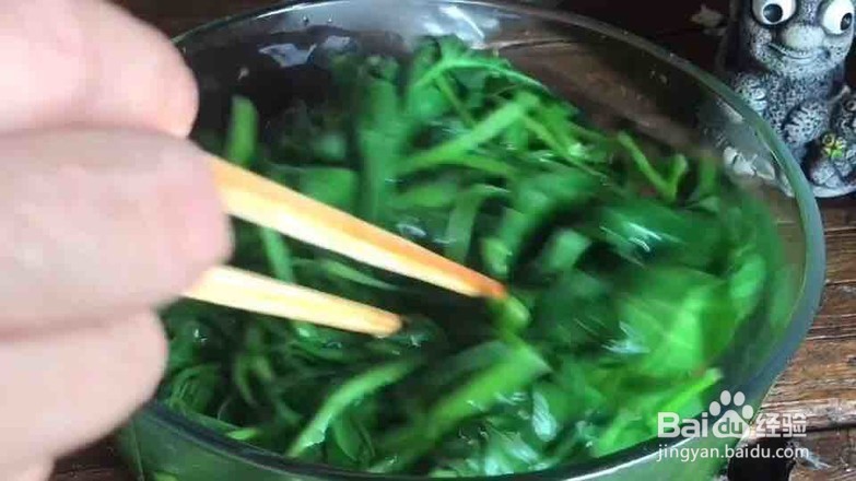 香干拌苕叶的做法