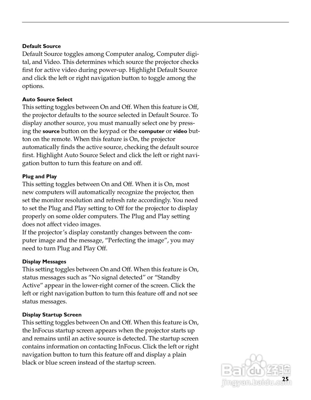 富可视 LP335投影机说明书:[4]