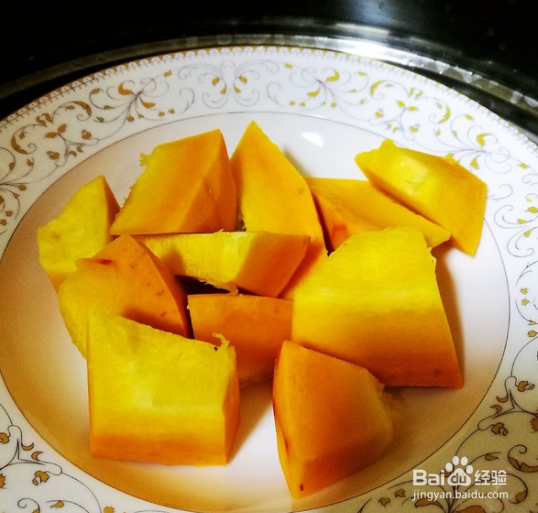 金秋南瓜豆沙包