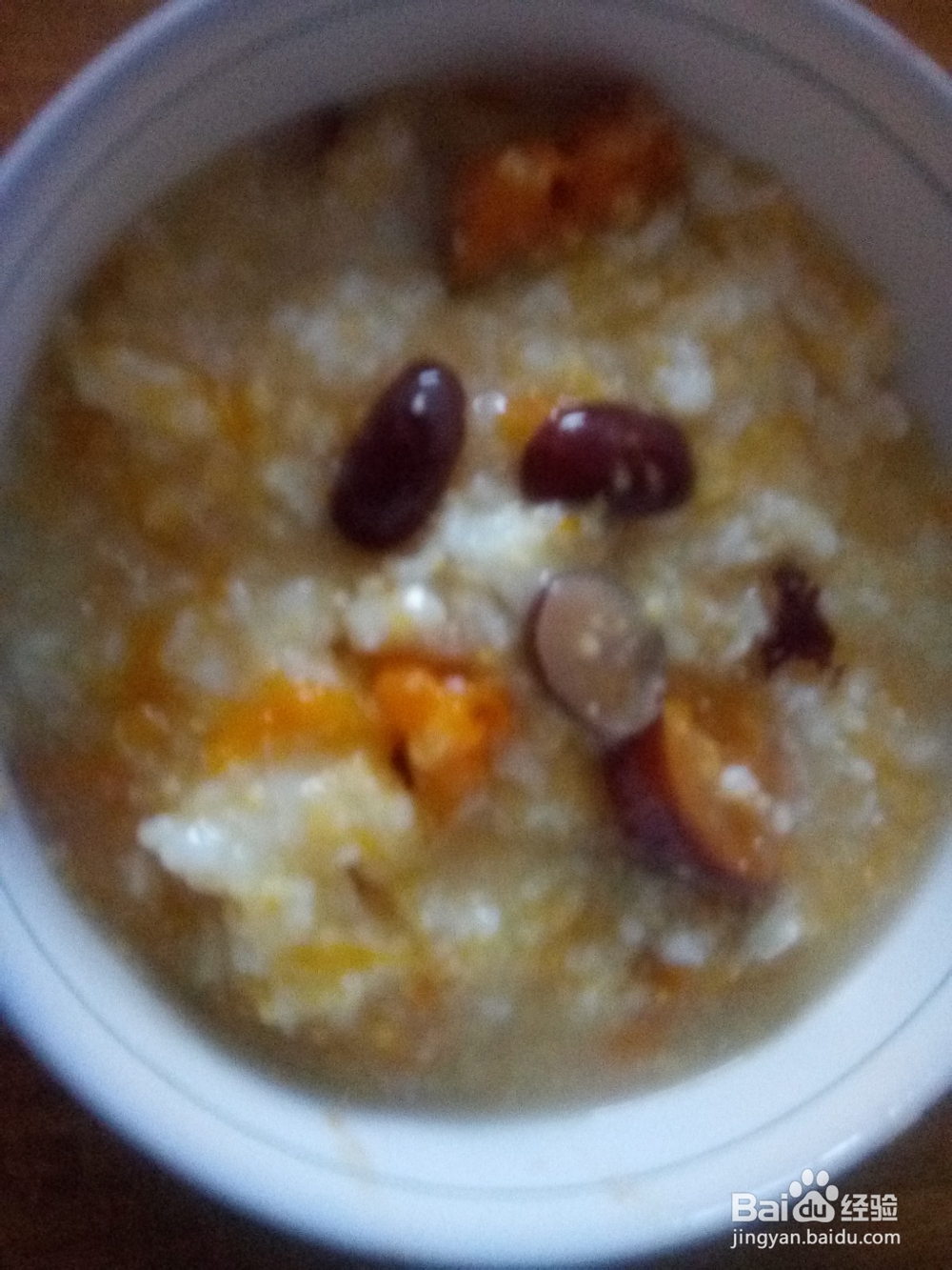 南瓜地瓜枣干大米小碴子粥