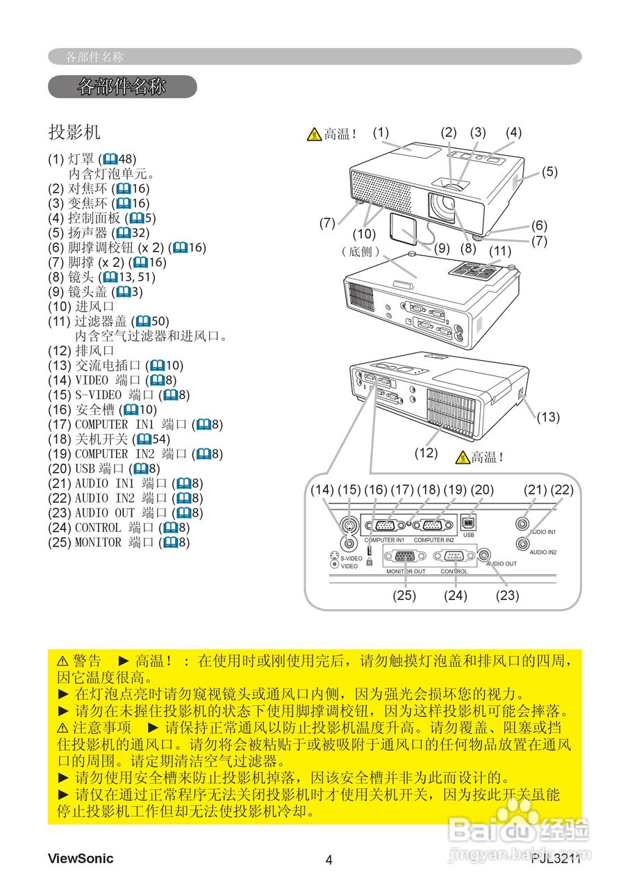 优派PJL3211投影机使用说明书:[1]