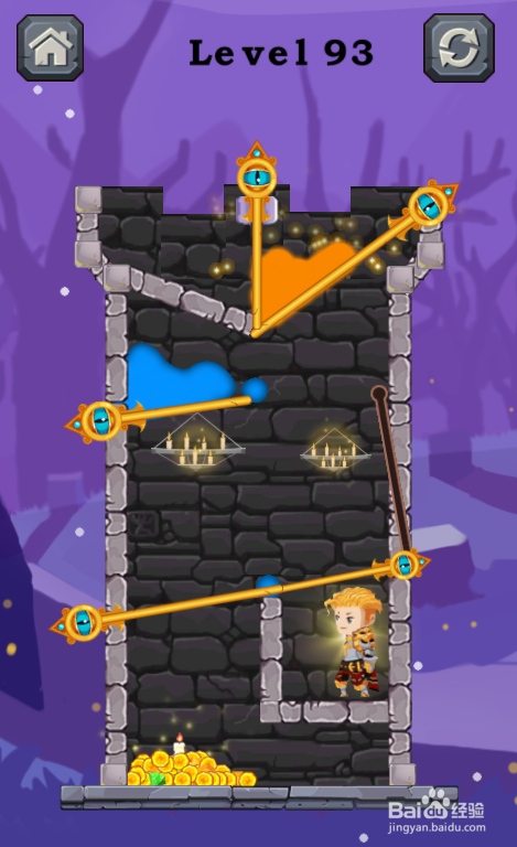 Gold Hero Rescue的Level 93怎样通过