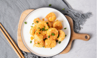 金沙虾仁的做法