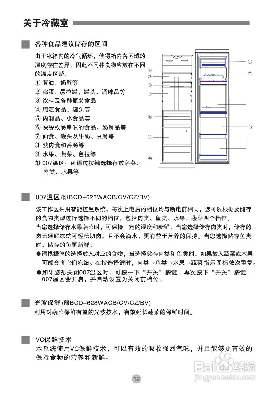 海尔bcd539wt说明书图片